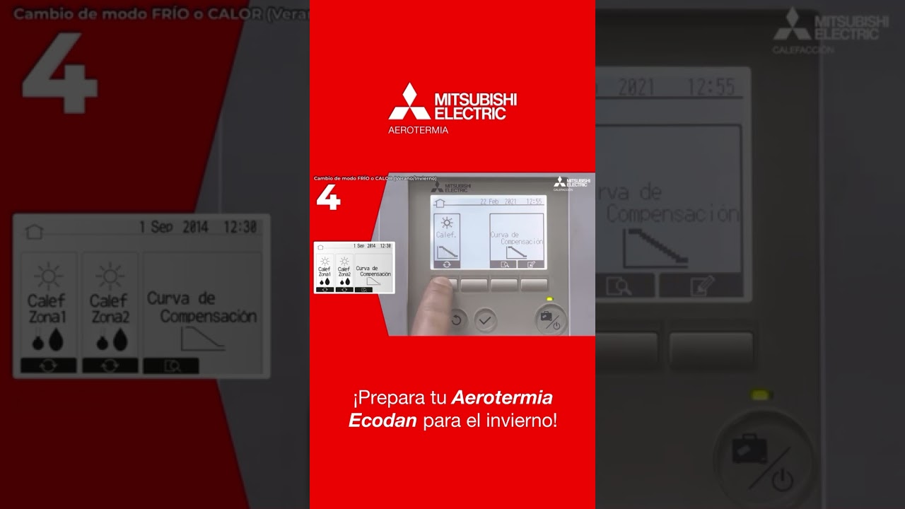 a que temperatura poner la aerotermia en invierno