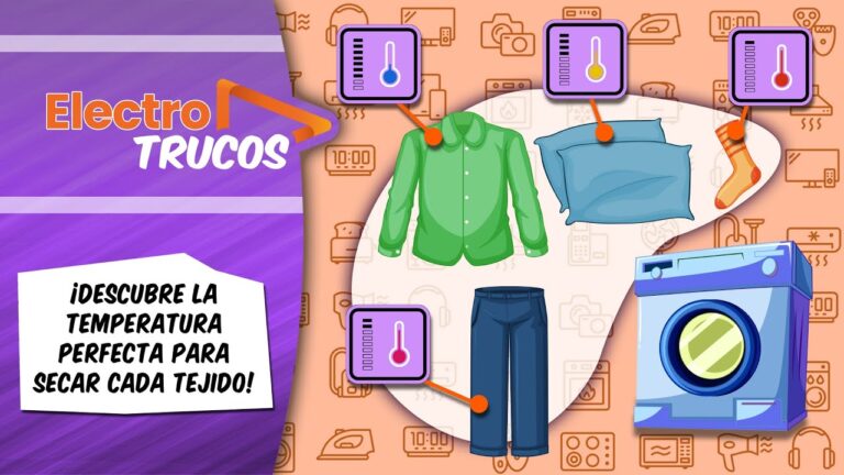 a que temperatura secar la ropa