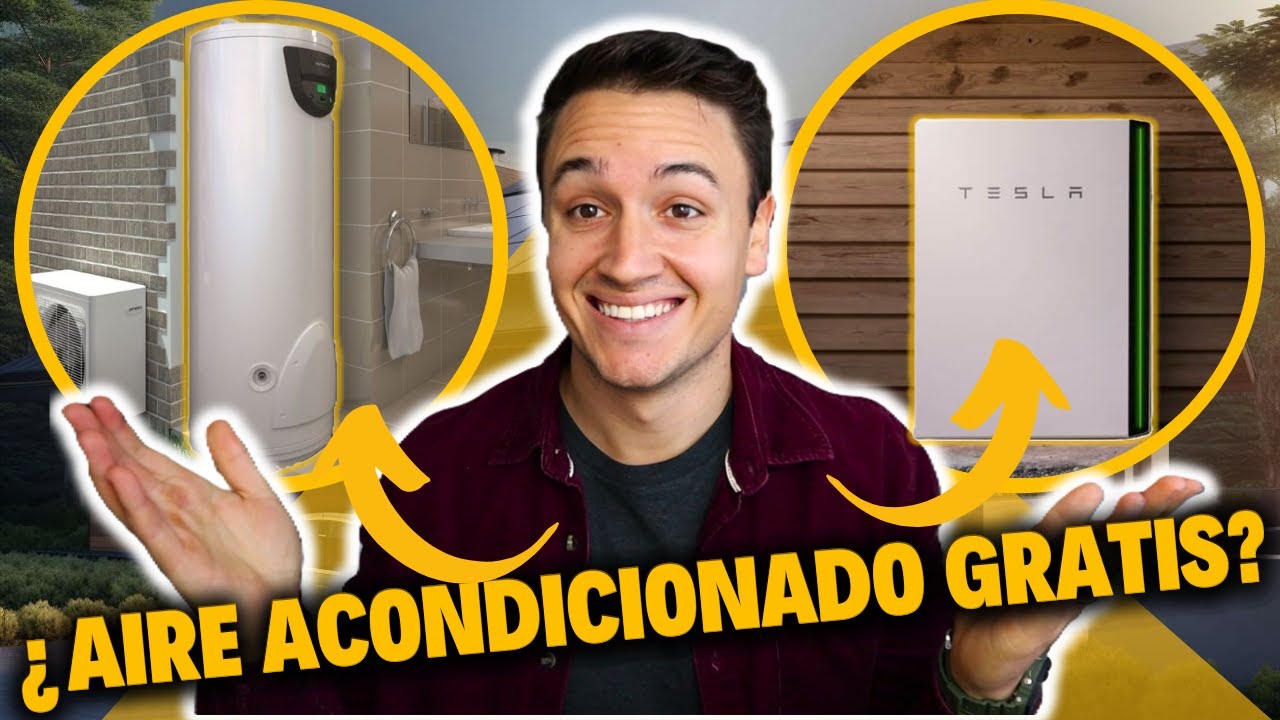 aerotermia con placas solares y baterías