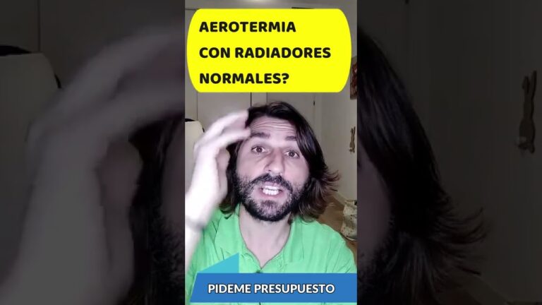 aerotermia con radiadores de hierro fundido