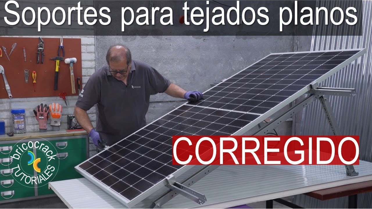 anclaje placas solares en cubierta inclinada