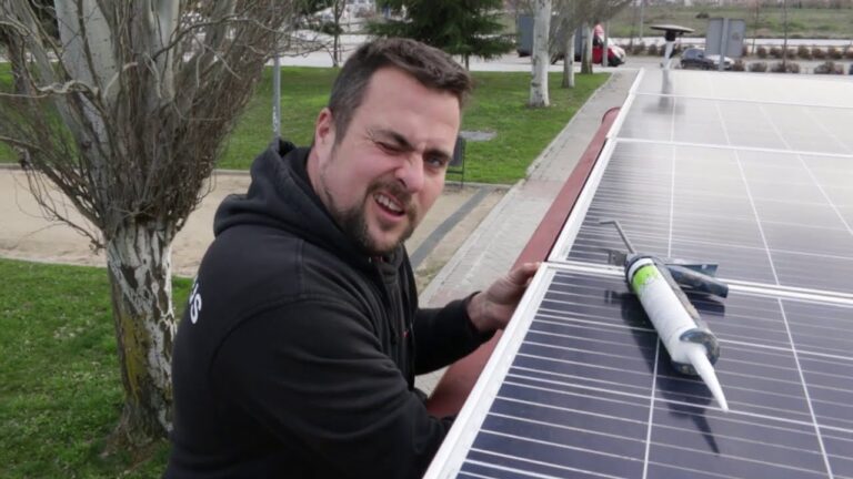 anclaje placas solares en mucho viento