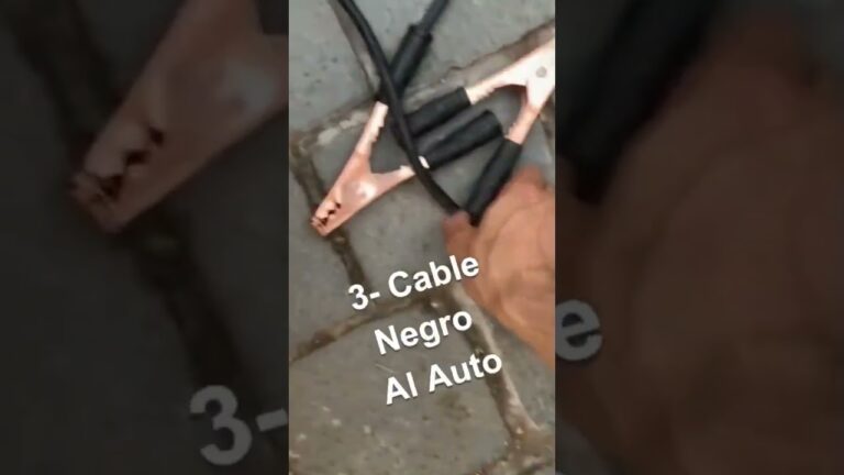 arrancar moto con batería de coche