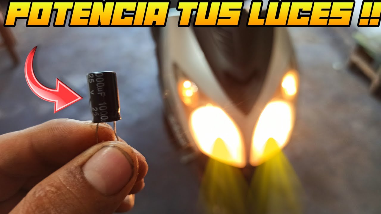 aumentar la potencia de la luz