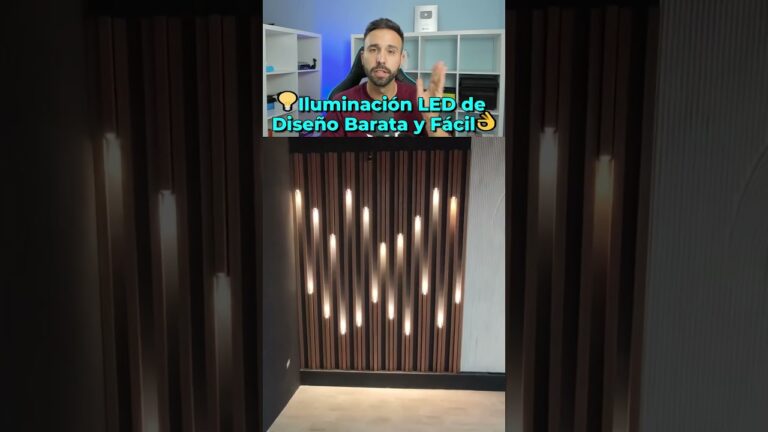 barra de luz led para pared