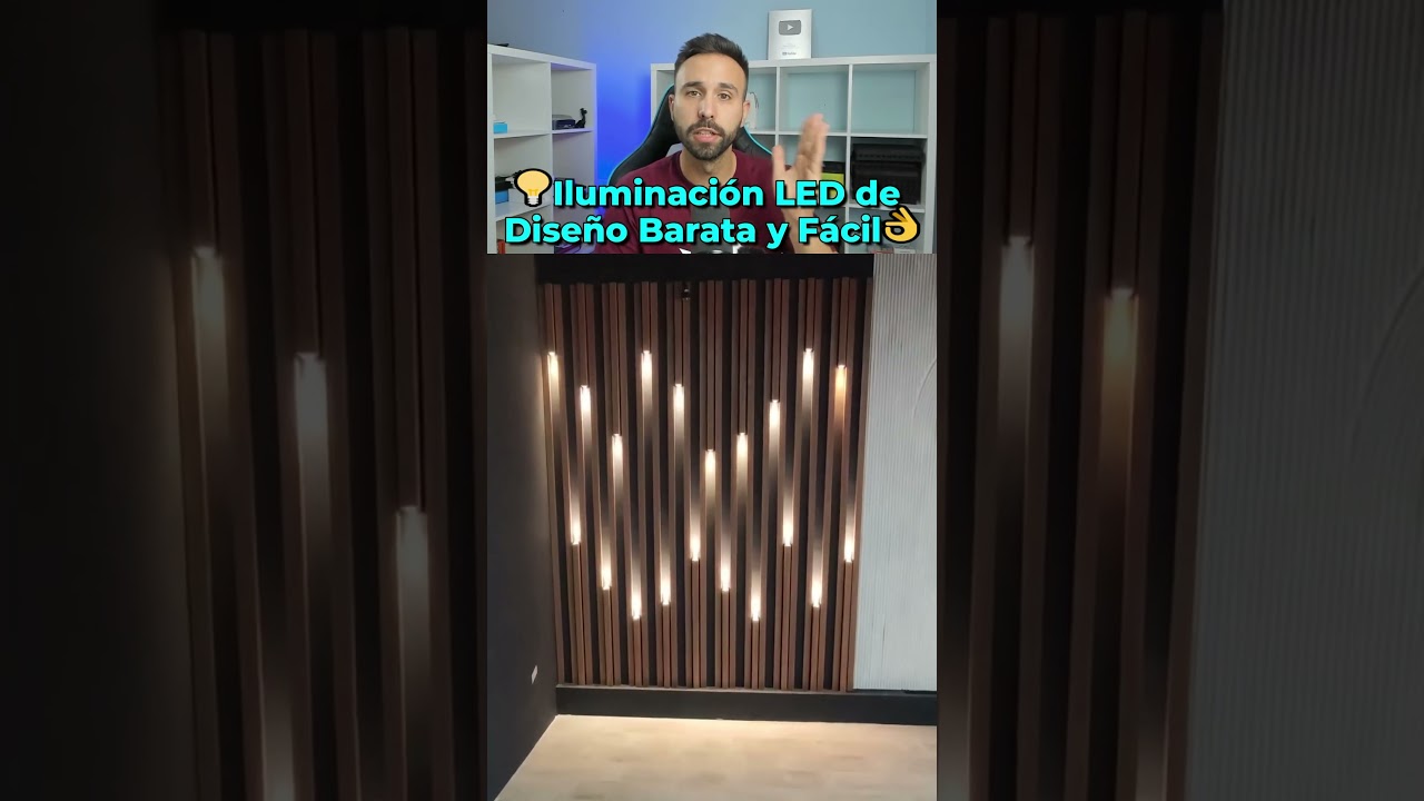 barra de luz led para pared