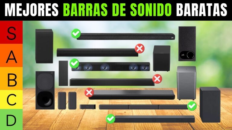 barra de sonido para tv con subwoofer