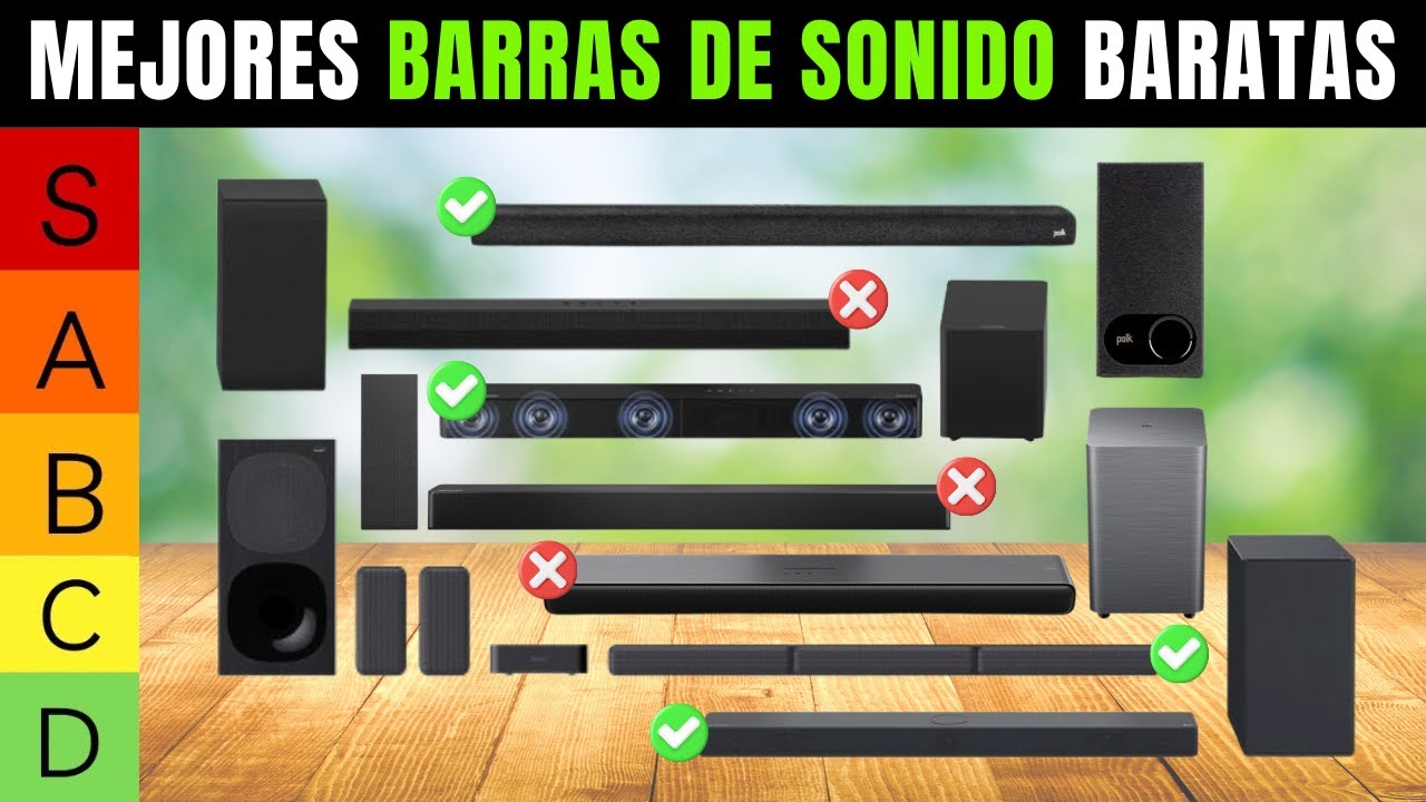 barra de sonido para tv con subwoofer