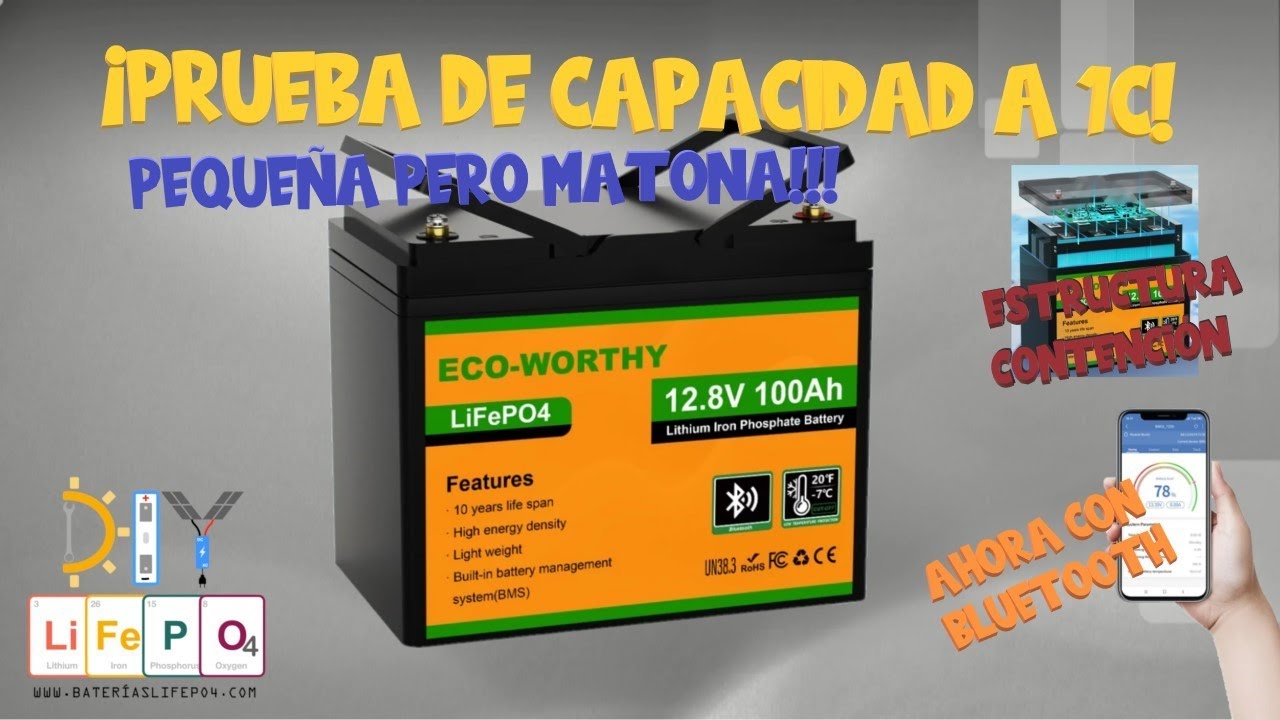 batería de ciclo profundo 12v 100ah