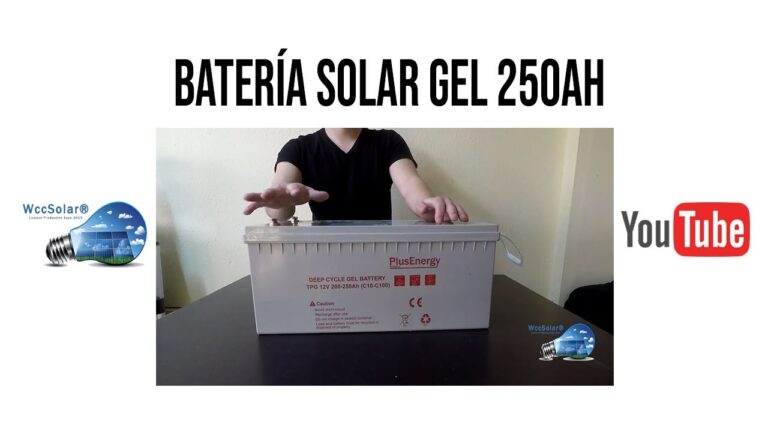 batería eleksol gel 12v 250ah c100