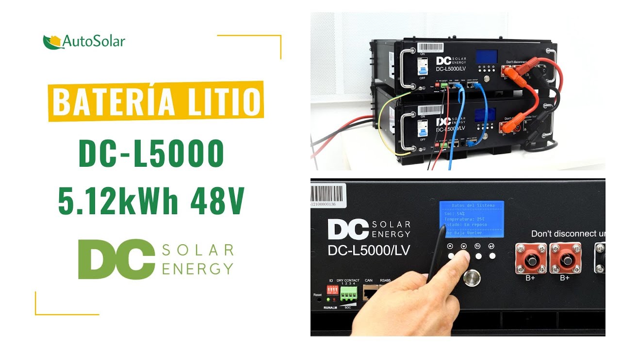 batería litio dc solar energy 48v dc-5000/lv