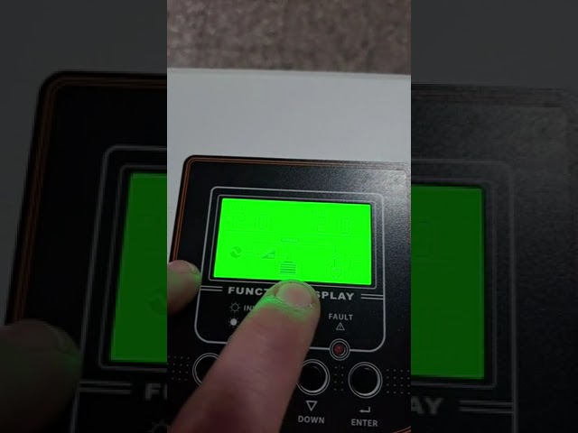 batería solar se descarga por la noche