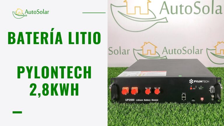 baterías de litio para placas solares 24v