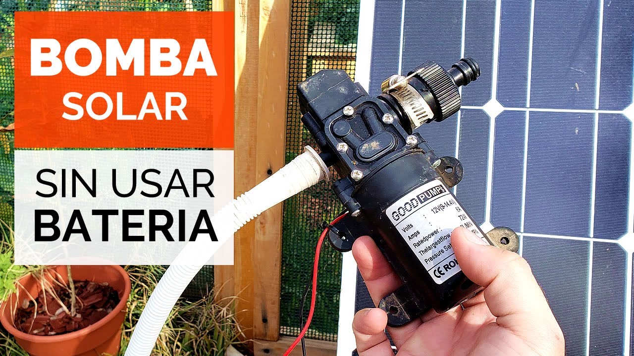 bomba de agua 12v para riego