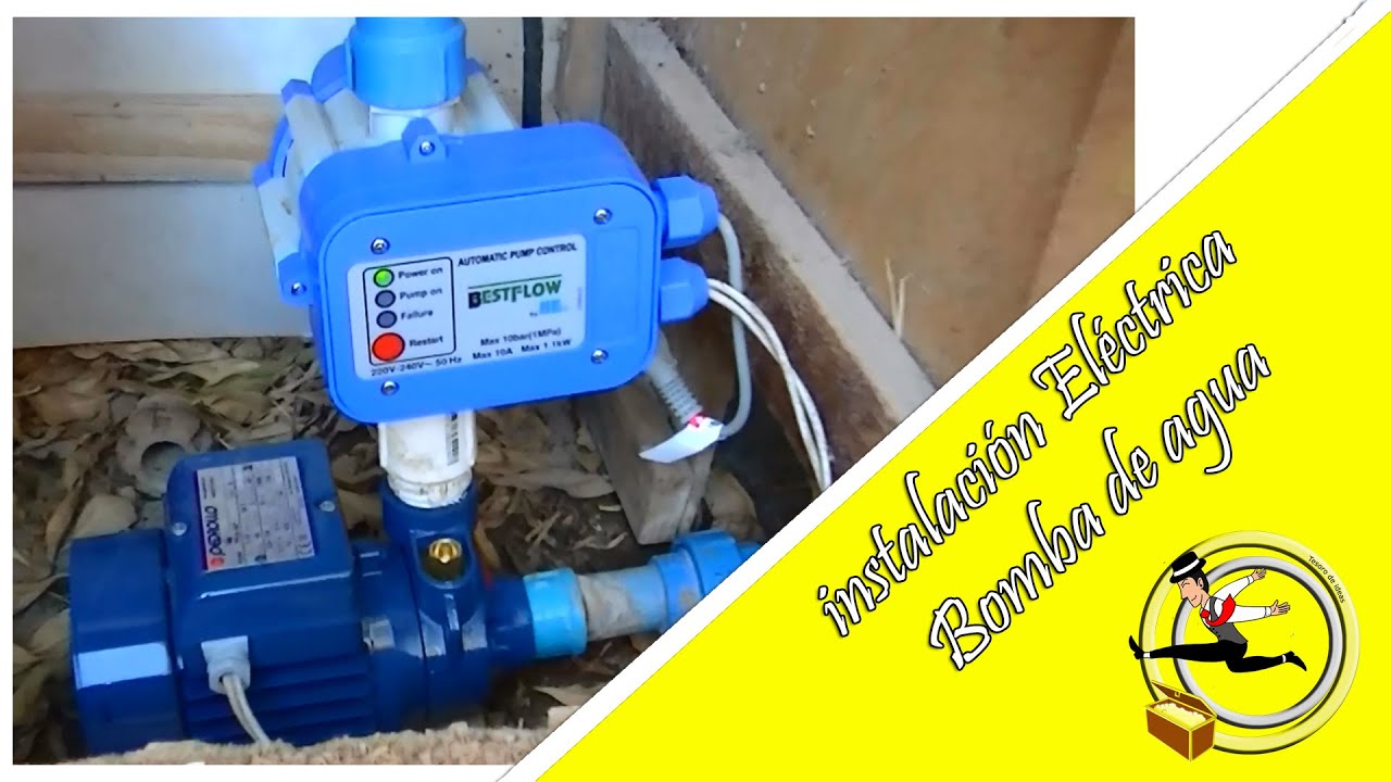 bomba de agua que se active al abrir el grifo