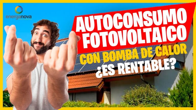 bomba de calor con placas solares