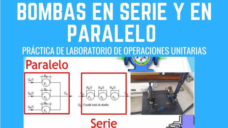 bombas en paralelo y en serie