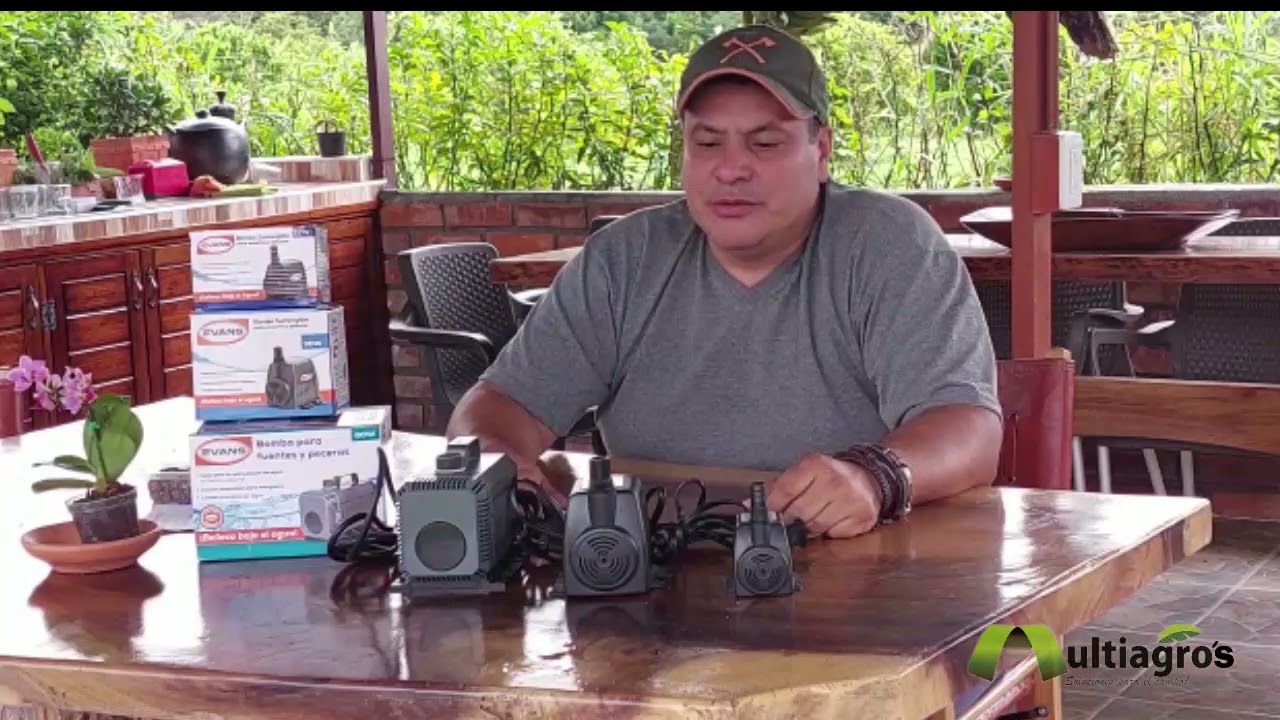 bombas sumergibles para fuentes y cascadas