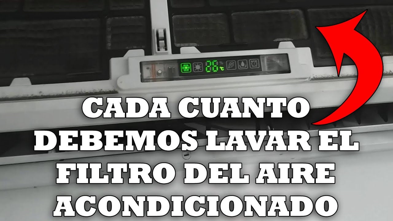 cada cuanto limpiar filtros aire acondicionado