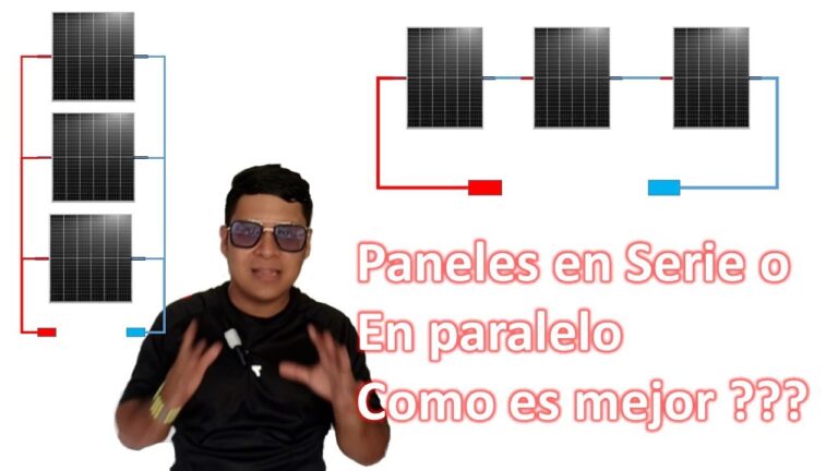 calculo paneles en serie y paralelo