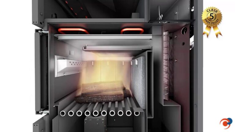 caldera de pellets para radiadores y acs