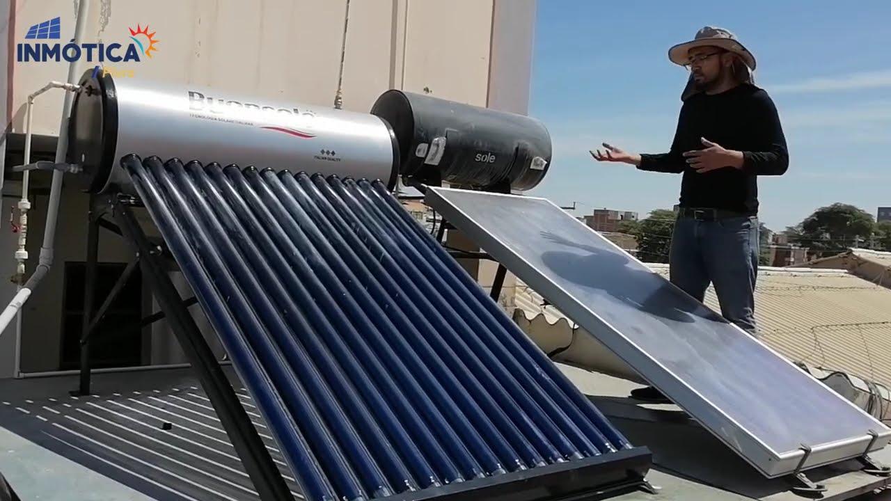 calentador solar de panel vs tubos