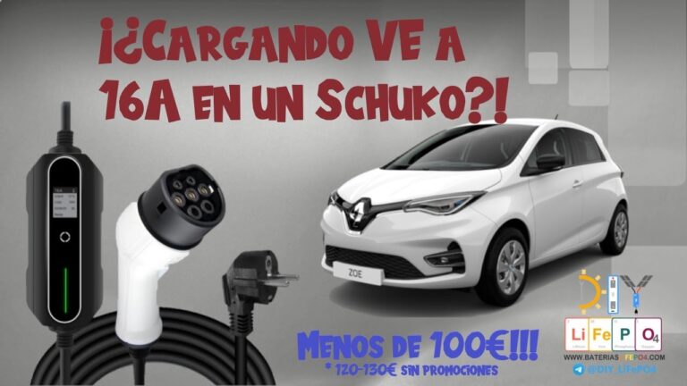cargar coche eléctrico a 16 amperios