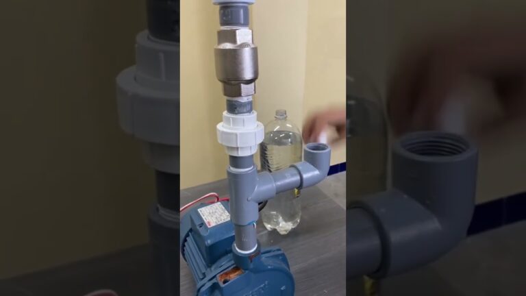 cebado de una bomba de agua