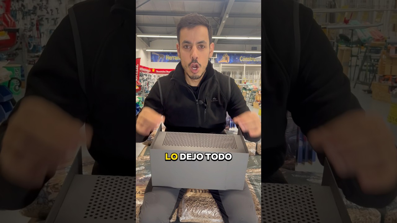 cesta de pellets para estufa de leña