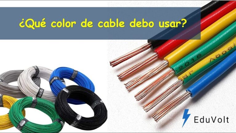 codigo de colores en cableado electrico