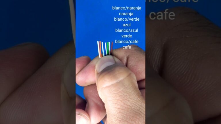 codigos de colores cable de red