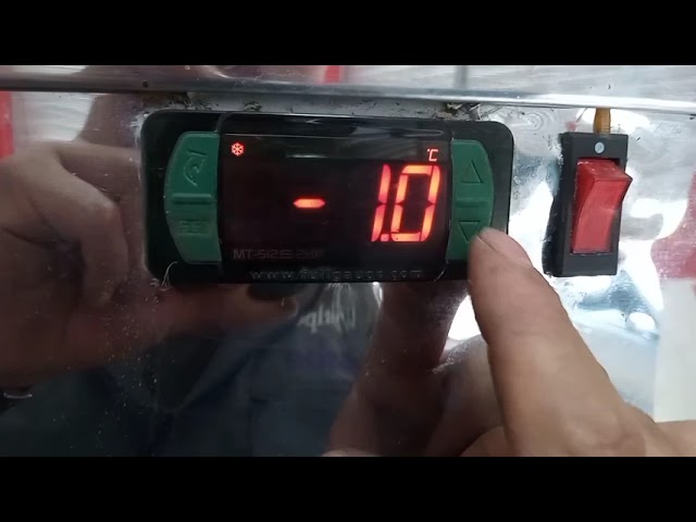 como ajustar la temperatura de un congelador