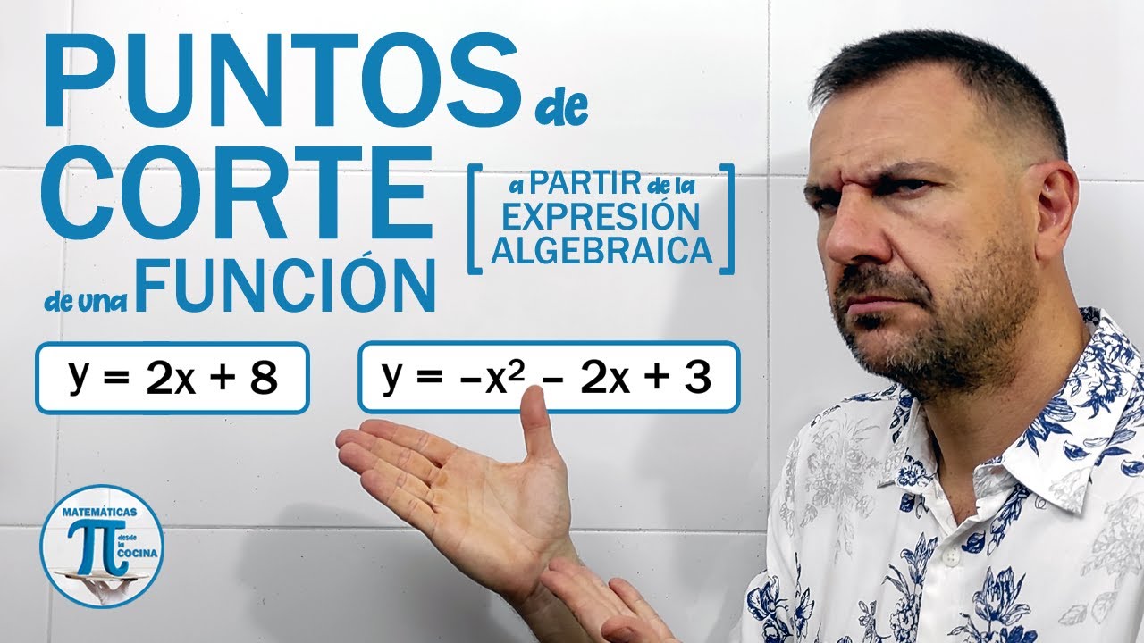 como calcular los puntos de corte de una funcion