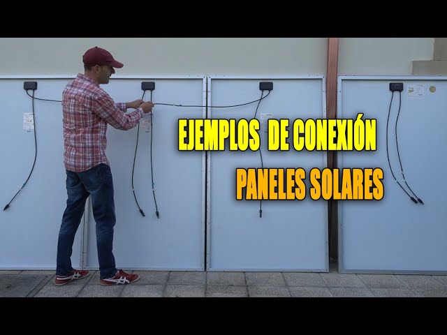 como conectar paneles solares a un inversor