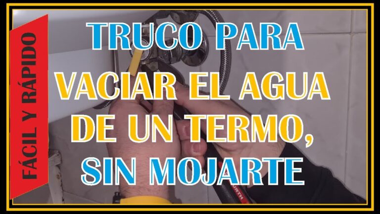 como cortar el agua de un termo eléctrico