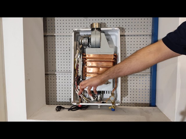 cómo funciona un calentador de gas