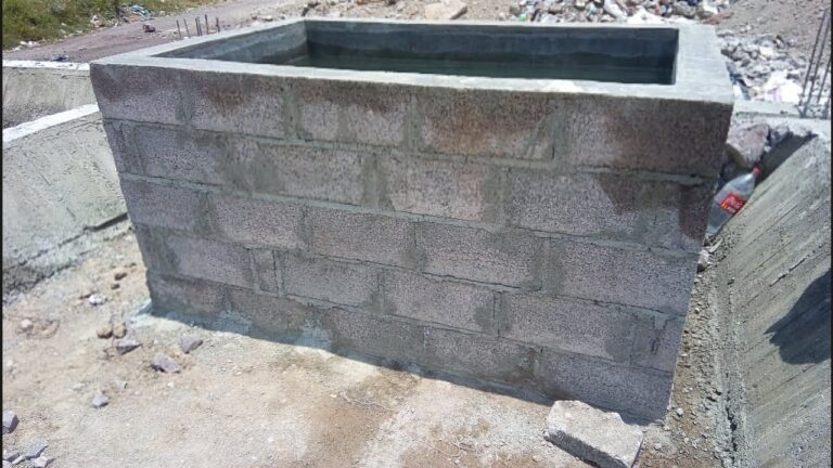 como hacer un depósito de agua económico