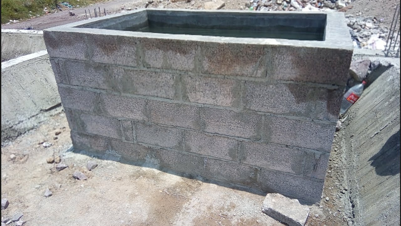 como hacer un depósito de agua económico