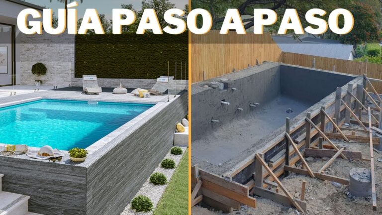 como hacer una piscina de obra elevada
