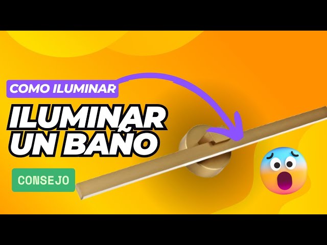 como iluminar un baño con led