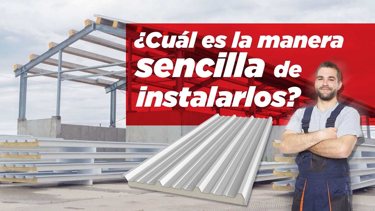 como montar estructura metálica para panel sandwich