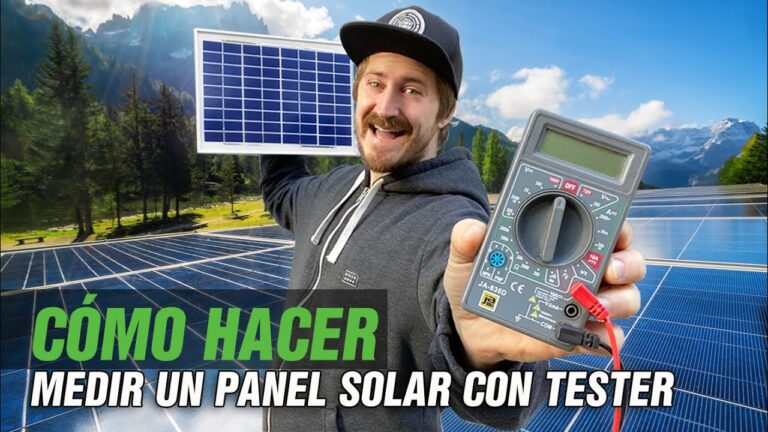 como saber el voltaje de una placa solar