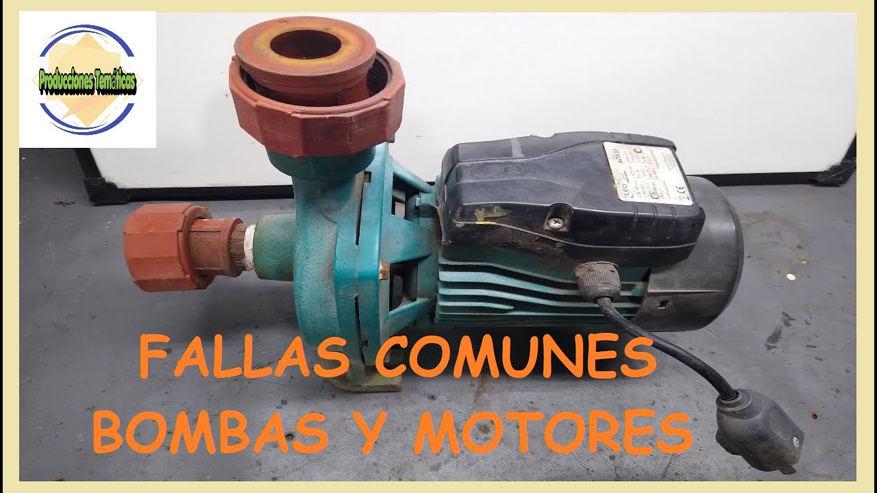 como saber si la bomba de agua no funciona