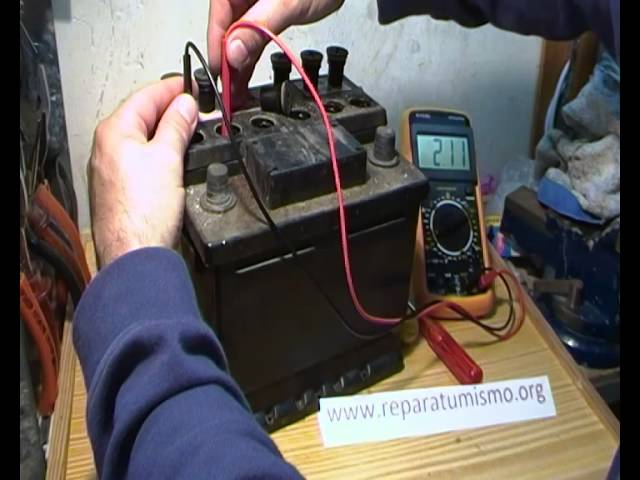 como saber si una batería está comunicada