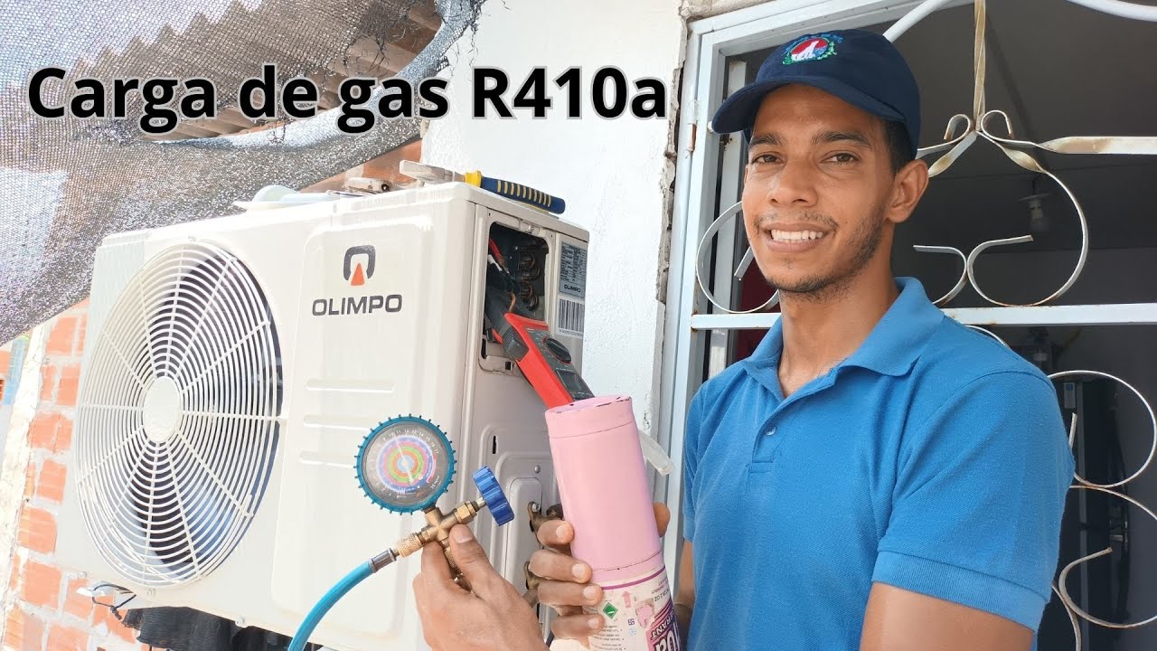 como se carga un aire acondicionado