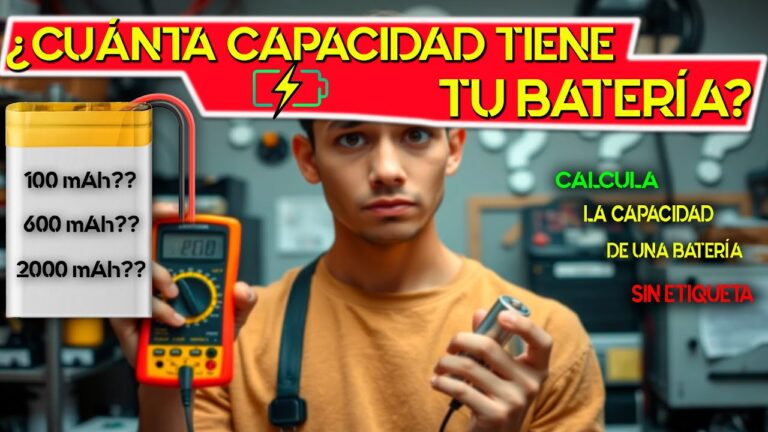 como se mide la capacidad de una batería