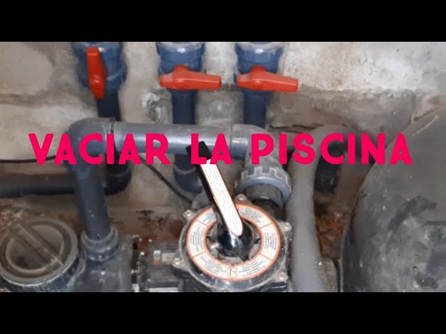 como vaciar una piscina con depuradora