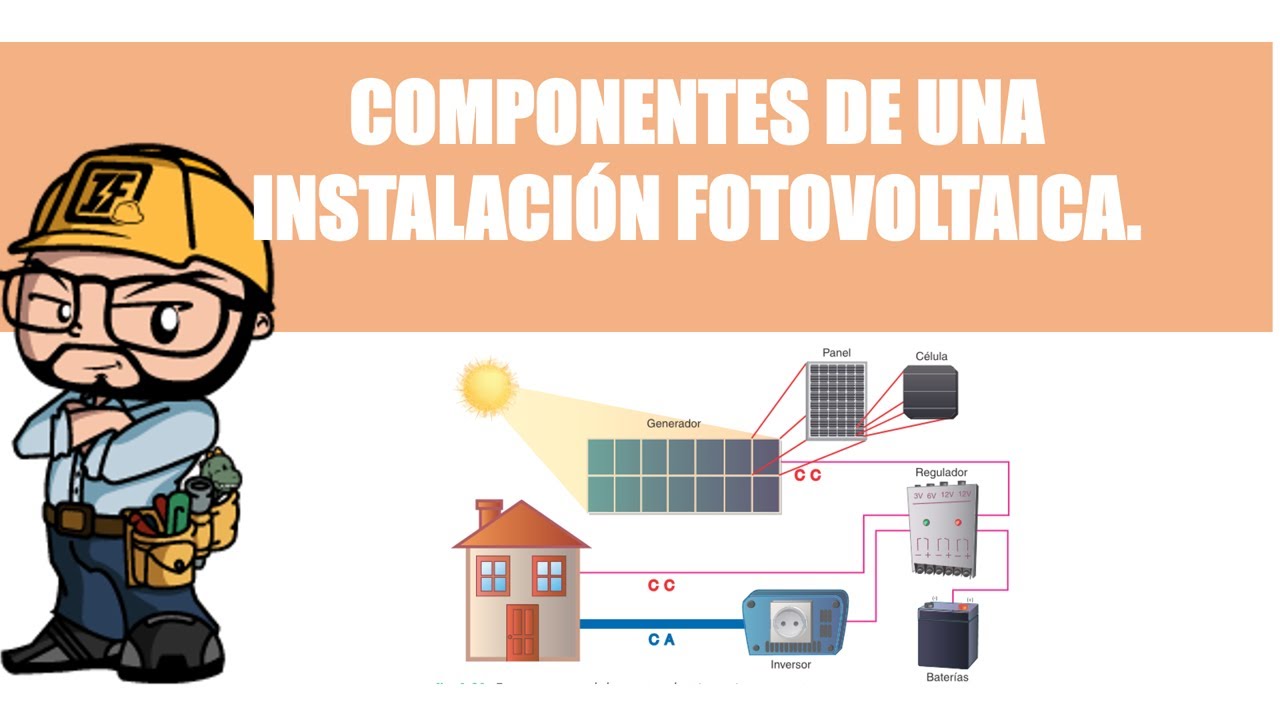 componentes de una instalación solar fotovoltaica pdf