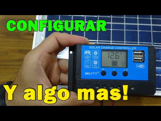 controlador de carga de panel solar