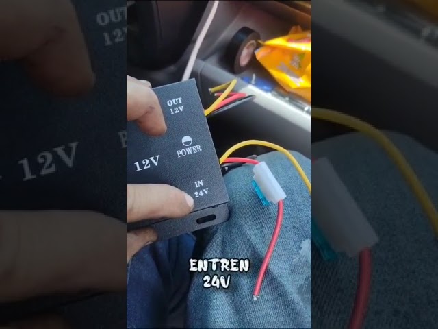 convertidor de 24v a 12v para camiones